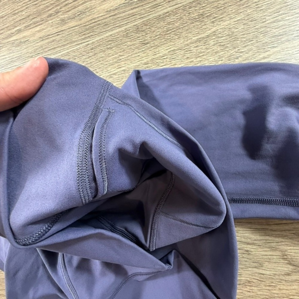 Lululemon Align High Rise Leggings 28" Purple Gray Size 8 Buttery Soft Athletic - Picture 14 of 15